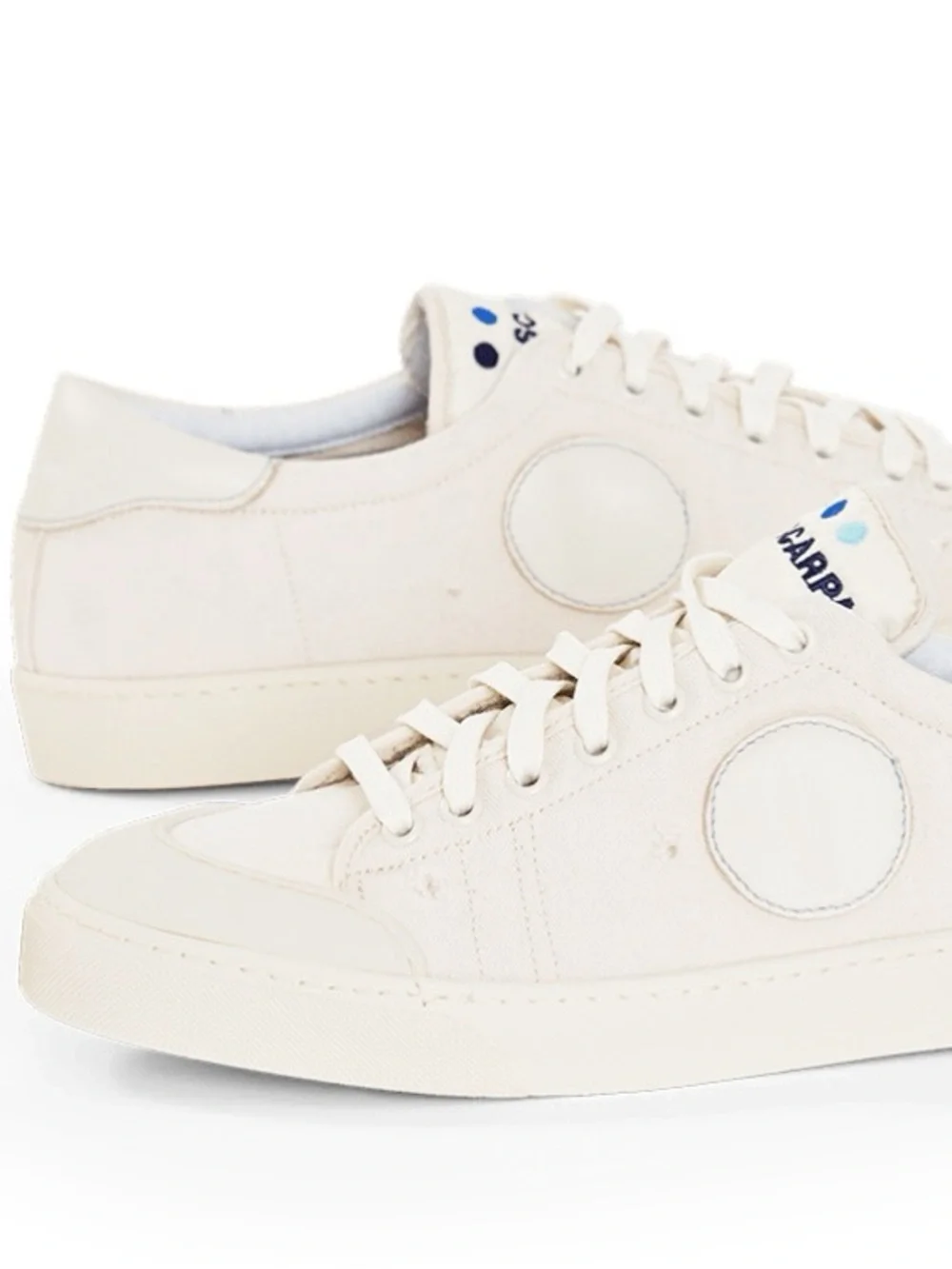 Blu Scarpa Le Crema Canvas Tennis Sneakers